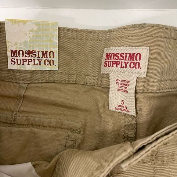 NEW! Mossimo| Bermuda shorts| Size 5| khaki| Pockets - Picture 6 of 9